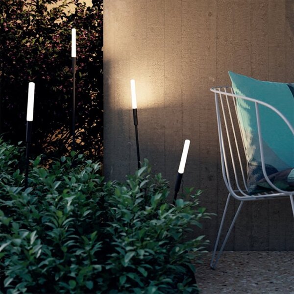 Lampioncino picchetto giardino redo group torch 58h ip65 80lm 3000k lampada terra - Redo Group