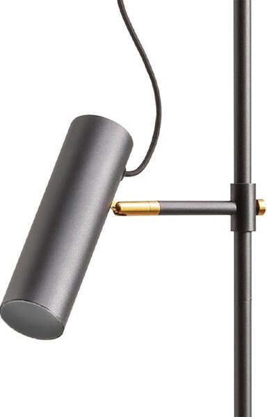 Piantana orientabile redo group pivot 01-2370 2371 gu10 led lampada terra moderna - Redo Group