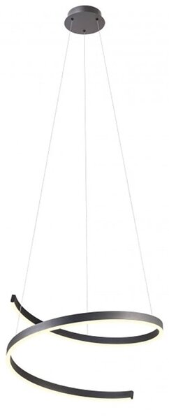 Lampadario moderno redo group scroll 01-4016 01-4018 led cct alluminio sospensione dimmerabile - Redo Group