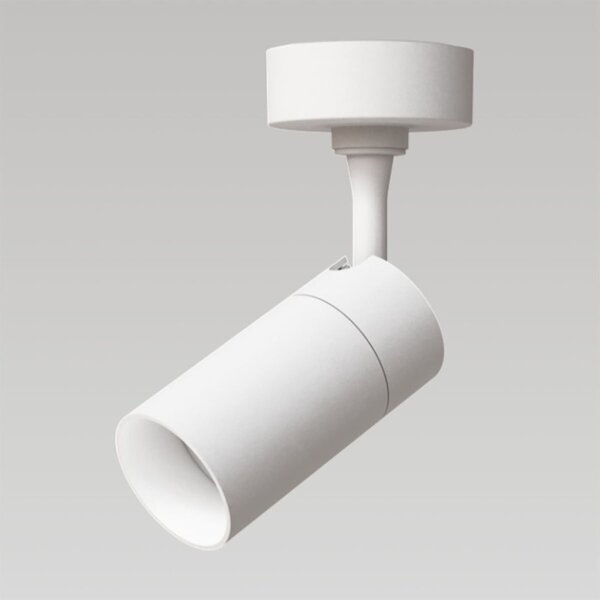 Spot orientabile pan international slim bianco tc-bw gu10 led ip20 faretto parete soffitto - Pan International