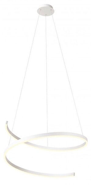 Lampadario moderno redo group scroll 01-4016 01-4018 led cct alluminio sospensione dimmerabile - Redo Group