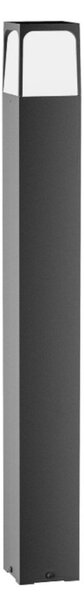 Lampioncino moderno gea led ges2033 e27 led ip44 alluminio policarbonato bollard - Gea Led