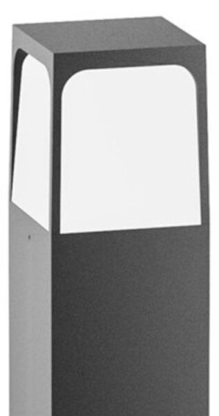 Lampioncino moderno gea led ges2031 e27 led ip44 alluminio policarbonato bollard - Gea Led