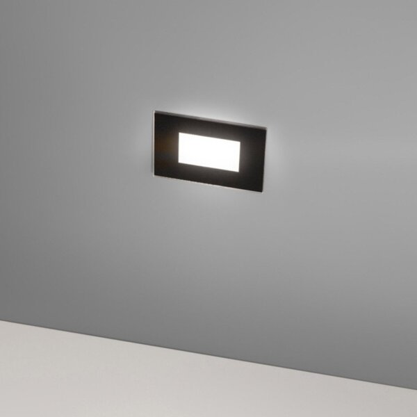 Segnapasso incasso gea led ges2041 led ip66 120 gradi alluminio vetro 503 - Gea Led