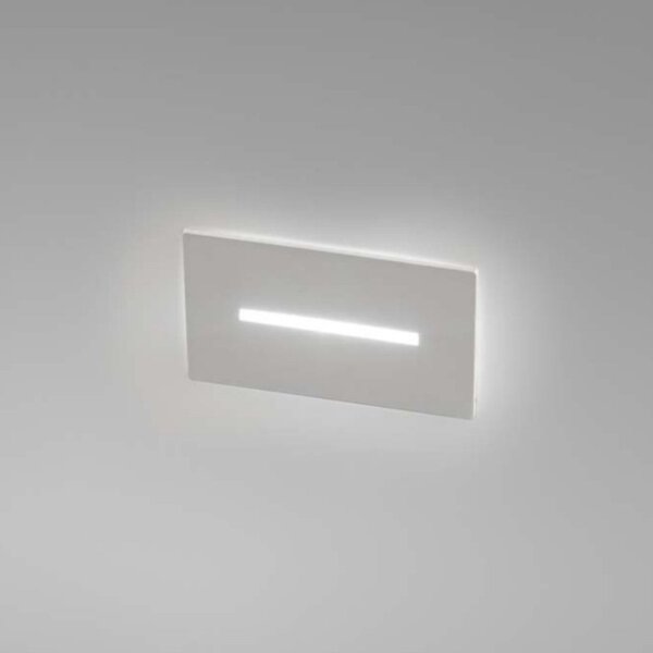 Segnapasso incasso gea led ges2140 led ip54 moderno 503 policarbonato alluminio - Gea Led