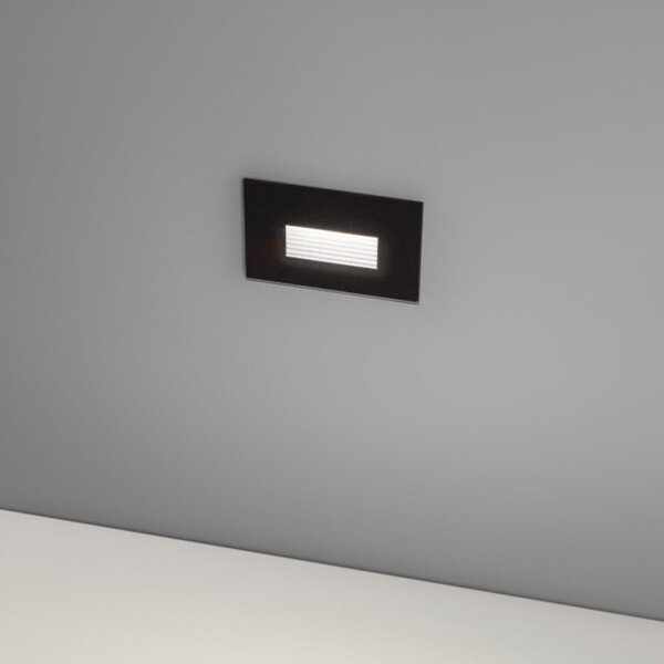 Segnapasso incasso gea led ges2051 led ip66 38 gradi alluminio vetro 503 - Gea Led