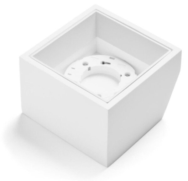 Applique gesso sforzin illuminazione nasso quadrata t434 gx53 led monoemissione alluminio parete - Sforzin Illuminazione