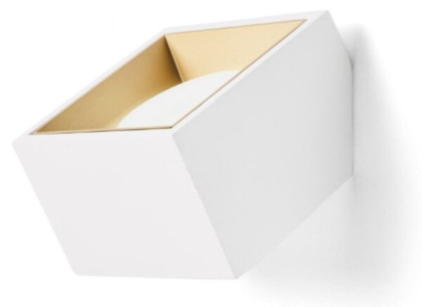 Applique gesso sforzin illuminazione nasso quadrata t436 gx53 led monoemissione alluminio parete - Sforzin Illuminazione