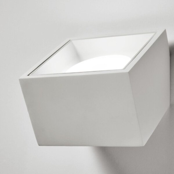 Applique gesso sforzin illuminazione nasso quadrata t434 gx53 led monoemissione alluminio parete - Sforzin Illuminazione