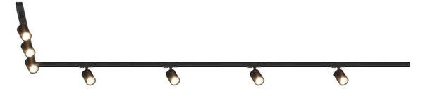 Binario top light mono yarikit 300l ne gu10 led lampada soffitto faretti spot orientabili moderno - Top Light