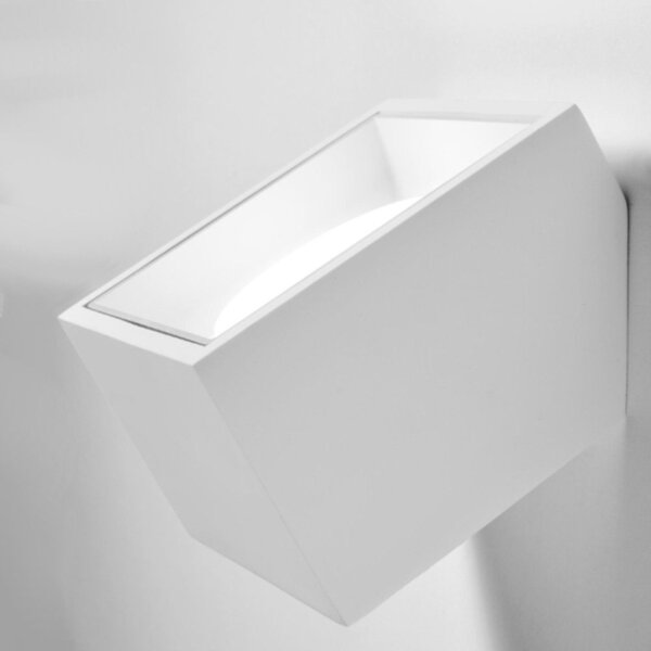Applique gesso sforzin illuminazione nasso quadrata t434 gx53 led monoemissione alluminio parete - Sforzin Illuminazione