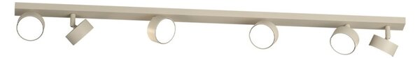 Binario top light edra 1210 6 sa gx53 led lampada soffitto parete moderna faretti orientabili - Top Light