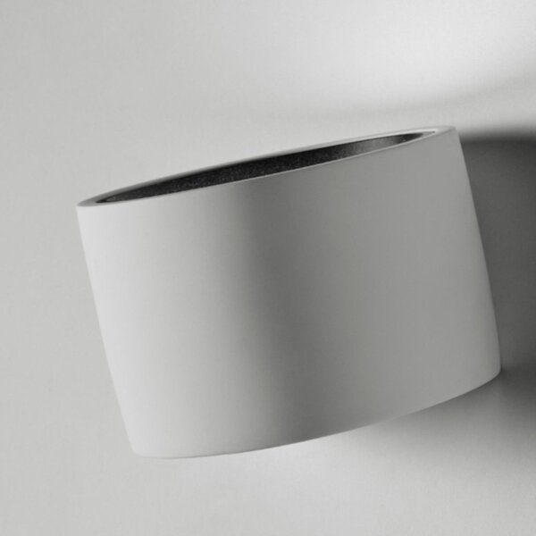 Applique gesso sforzin illuminazione nasso tonda t430 gx53 led alluminio parete - Sforzin Illuminazione