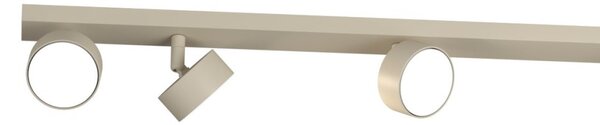 Binario top light edra 1210 6 sa gx53 led lampada soffitto parete moderna faretti orientabili - Top Light