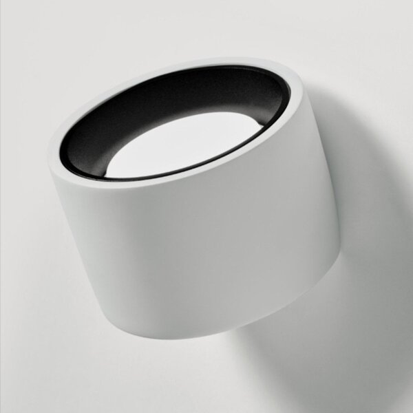 Applique gesso sforzin illuminazione nasso tonda t430 gx53 led alluminio parete - Sforzin Illuminazione