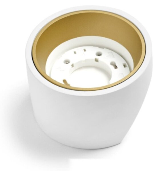 Applique gesso sforzin illuminazione nasso tonda t432 gx53 led alluminio parete - Sforzin Illuminazione