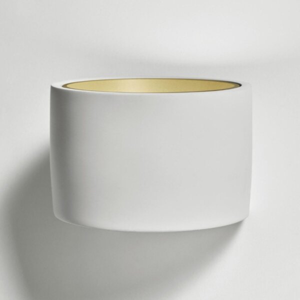 Applique gesso sforzin illuminazione nasso tonda t432 gx53 led alluminio parete - Sforzin Illuminazione
