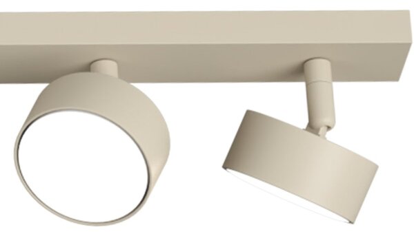 Binario top light edra 1210 6 sa gx53 led lampada soffitto parete moderna faretti orientabili - Top Light