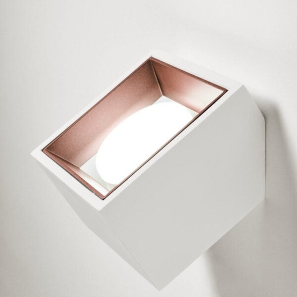 Applique gesso sforzin illuminazione nasso quadrata t437 gx53 led monoemissione alluminio parete - Sforzin Illuminazione