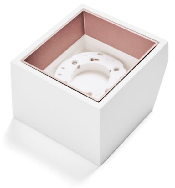 Applique gesso sforzin illuminazione nasso quadrata t437 gx53 led monoemissione alluminio parete - Sforzin Illuminazione