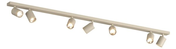 Binario top light kora 1208 7 sa gu10 led lampada soffitto parete moderna faretti orientabili - Top Light