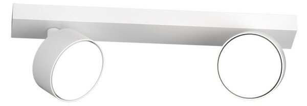 Applique top light edra 1210 2 bi gx53 led lampada parete soffitto moderna faretti spot orientabili - Top Light