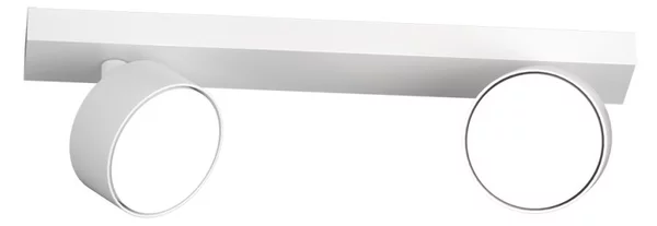 Applique top light edra 1210 2 bi gx53 led lampada parete soffitto moderna faretti spot orientabili - Top Light