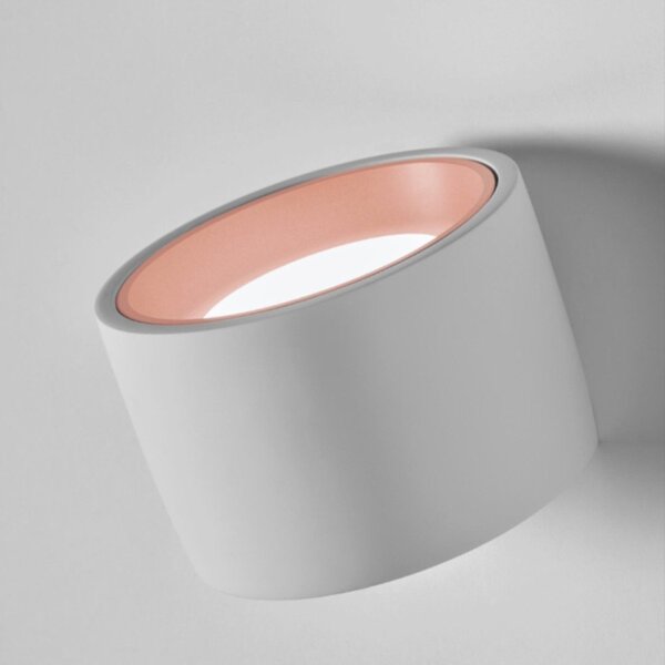 Applique gesso sforzin illuminazione nasso tonda t433 gx53 led alluminio parete - Sforzin Illuminazione