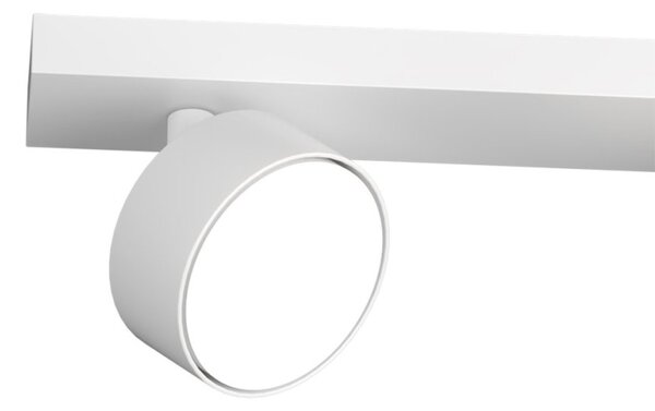 Applique top light edra 1210 2 bi gx53 led lampada parete soffitto moderna faretti spot orientabili - Top Light