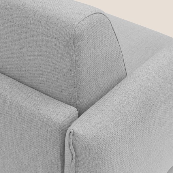 Scarlet divano letto in tessuto misto cotone impermeabile T19 grigio