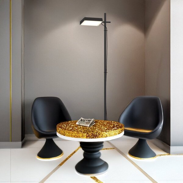 Piantana orientabile top light kubi 1212 t ne led switch 2400lm illuminazione modulo integrato - Top Light