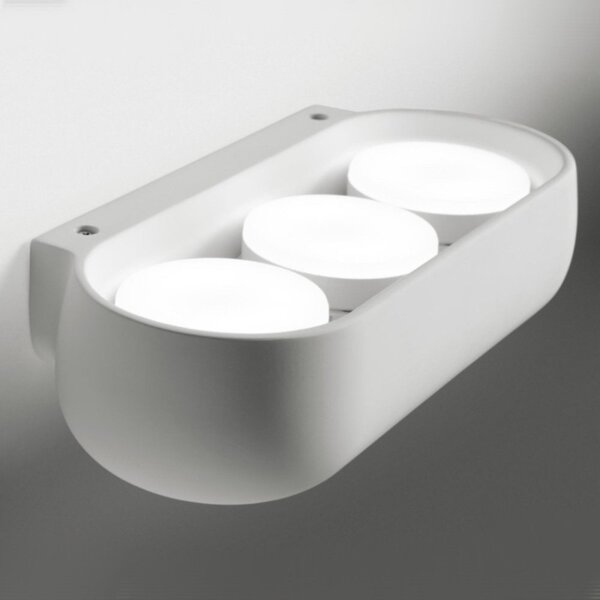 Applique gesso sforzin illuminazione mysia t477 gx53 led monoemissione parete - Sforzin Illuminazione