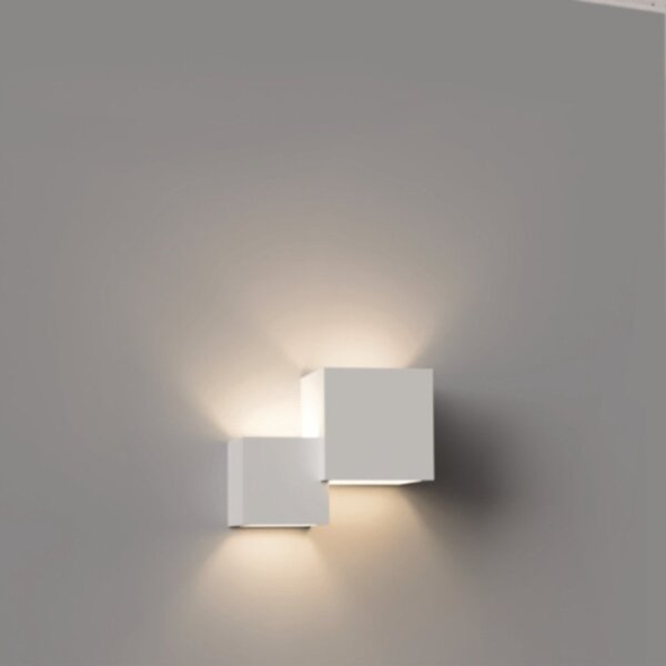 Applique gesso lampadari bartalini obma 200 g9 led biemissione verniciabile - Lampadari Bartalini Gesso