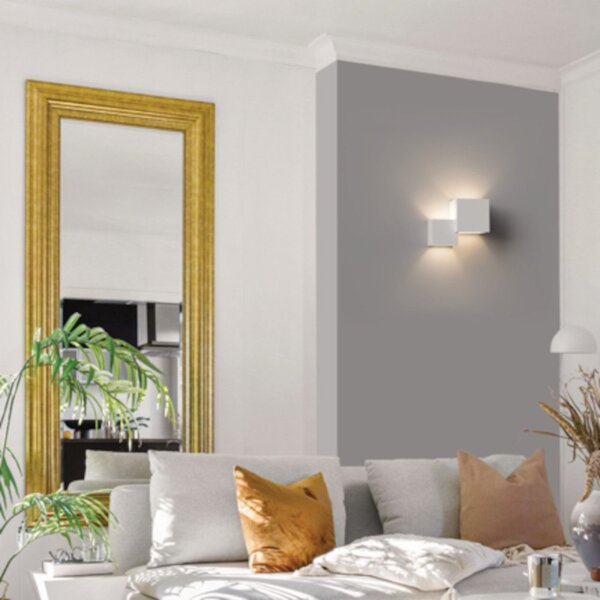 Applique gesso lampadari bartalini obma 200 g9 led biemissione verniciabile - Lampadari Bartalini Gesso