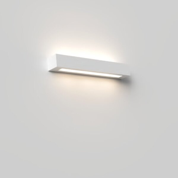Applique gesso lampadari bartalini inoznam 529 e14 led verniciabile biemissione - Lampadari Bartalini Gesso