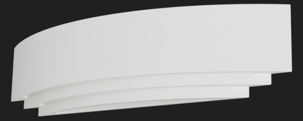 Applique gesso lampadari bartalini wobniar 105 e27 led verniciabile monoemissione - Lampadari Bartalini Gesso