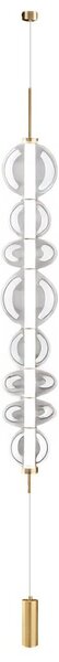 Piantana terra soffitto led dimmerabile perenz bubbles 8165 tr lc 3700lm 3000k altezza regolabile contrappeso - Perenz