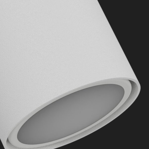 Applique moderno lampadari bartalini amuc bia gu10 led orientabile metallo - Lampadari Bartalini Gesso