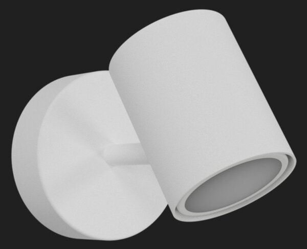 Applique moderno lampadari bartalini amuc bia gu10 led orientabile metallo - Lampadari Bartalini Gesso
