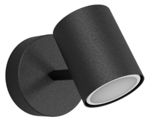 Applique moderno lampadari bartalini amuc nero gu10 led orientabile metallo - Lampadari Bartalini Gesso