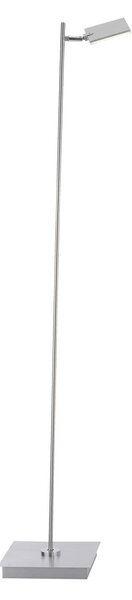 PURE Mira piantana LED, telecomando, alluminio