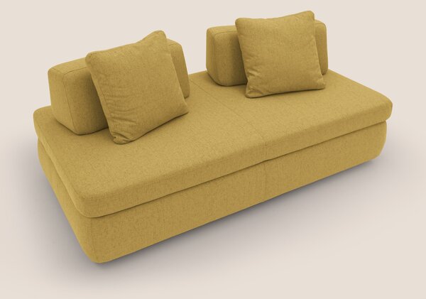 Gransasso Divano letto matrimoniale dal DESIGN innovativo in tessuto i
