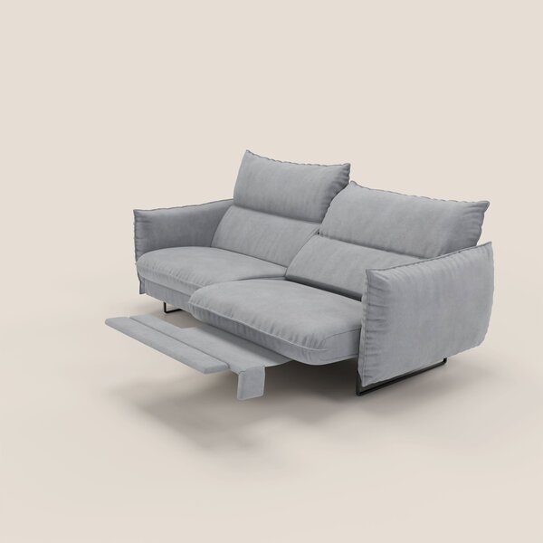 Monamour Divano dal design moderno con opzione relax elettrico in micr