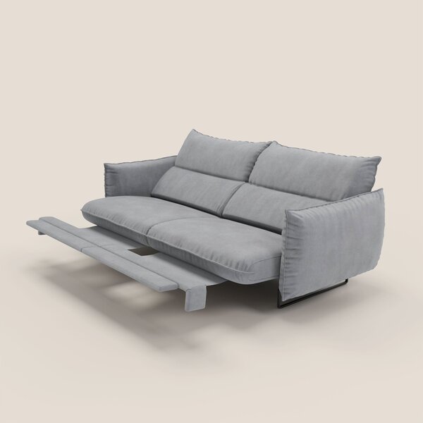 Monamour Divano dal design moderno con opzione relax elettrico in micr