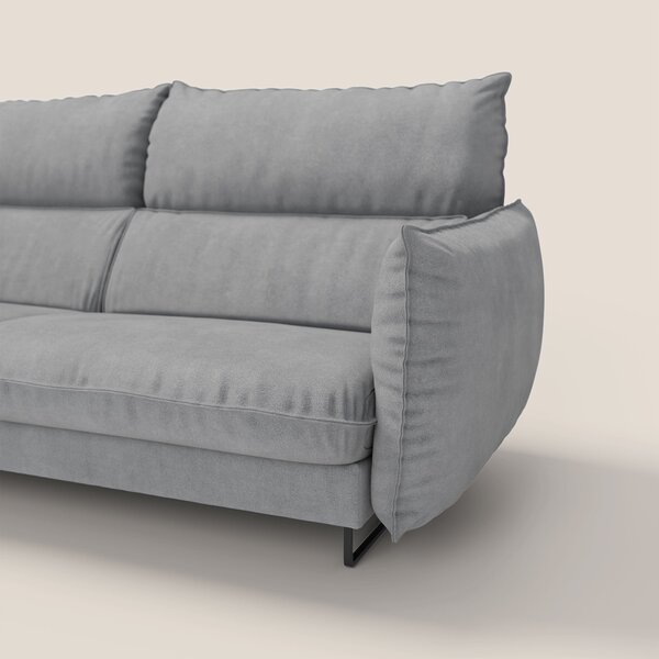 Monamour Divano dal design moderno con opzione relax elettrico in micr