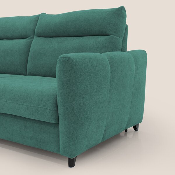 Peonia divano letto scandinavo con materasso H18 cm e morbido e alto s