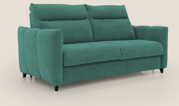Peonia divano letto scandinavo con materasso H18 cm e morbido e alto s
