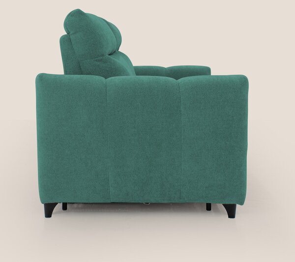 Peonia divano letto scandinavo con materasso H18 cm e morbido e alto s