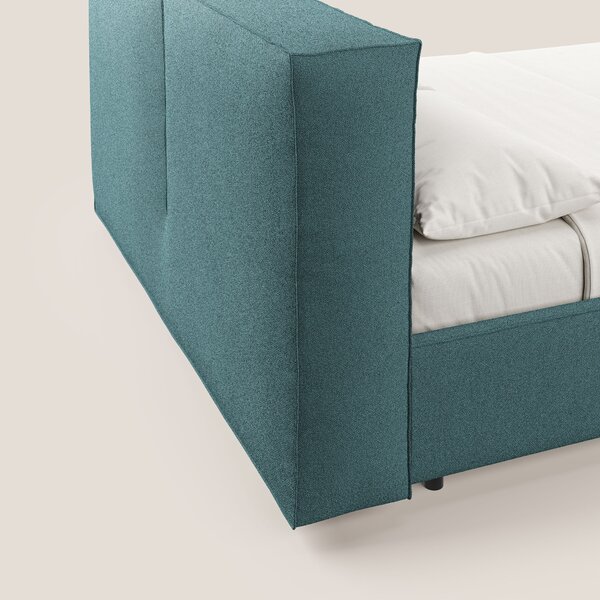 Cocoon letto imbottito contenitore sfoderabile in bouclet impermeabile