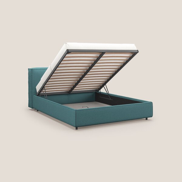 Cocoon letto imbottito contenitore sfoderabile in bouclet impermeabile